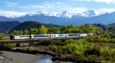 Train to Christchurh, Picton, New Zealand